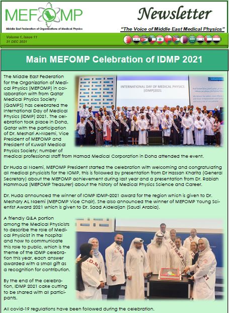 MEFOMP Eleventh Newsletter