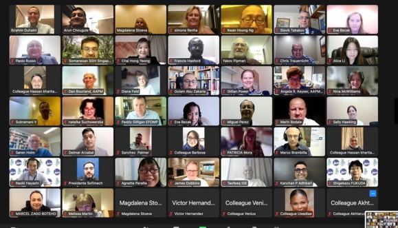 MEFOMP participated in IOMP General Assembly Virtual meeting  2022
