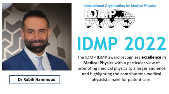 The IOMP IDMP Award 2022 The IOMP IDMP Award 2022