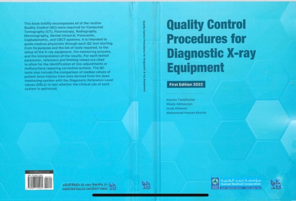 QC Book Published “Quality Control procedures for Diagnostic X-Ray Equipment” QC Book Published “Quality Control procedures for Diagnostic X-Ray Equipment”