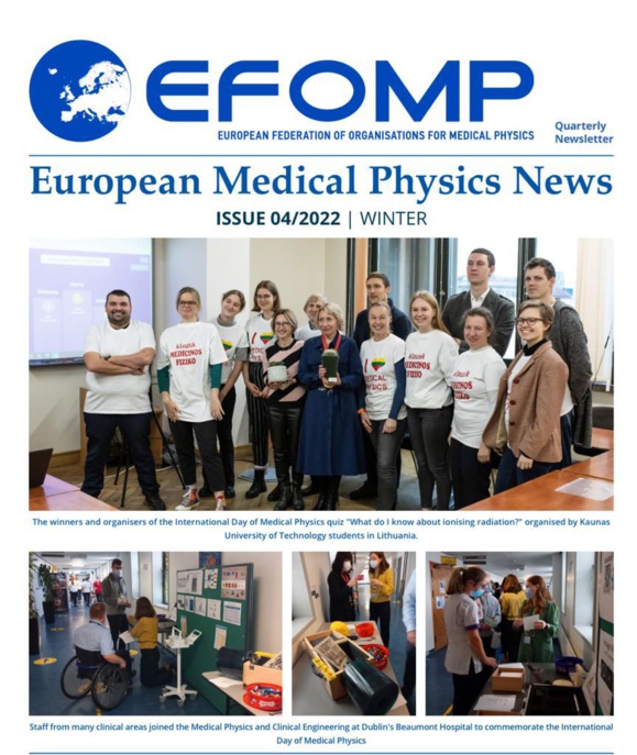 New issue of the to the EFOMP quarterly newsletter New issue of the to the EFOMP quarterly newsletter
