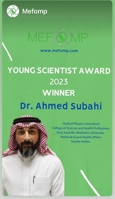 MEFOMP Young Scientist Award 2023