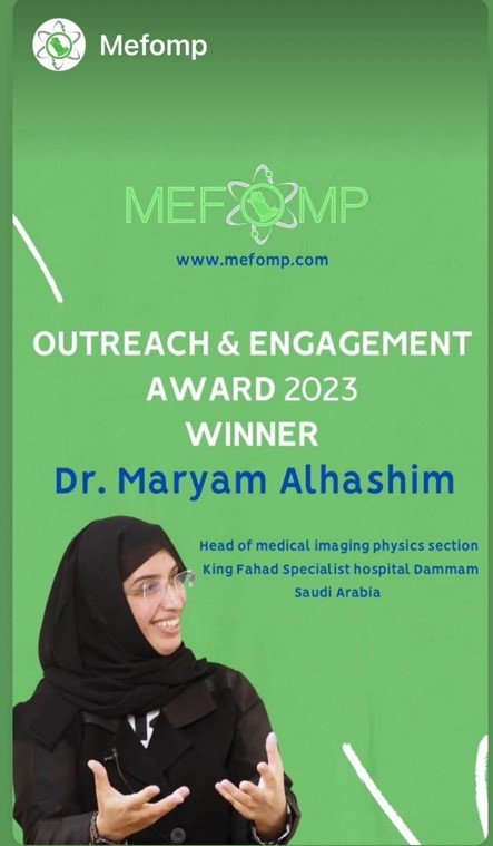 MEFOMP Outreach and Engagement Award 2023