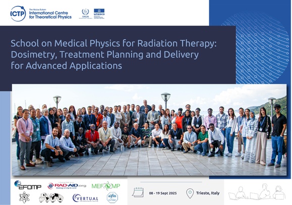 ICTP 2025 School on Radiation Oncology Medical Physics: Global Participation and MEFOMP’s Contribution