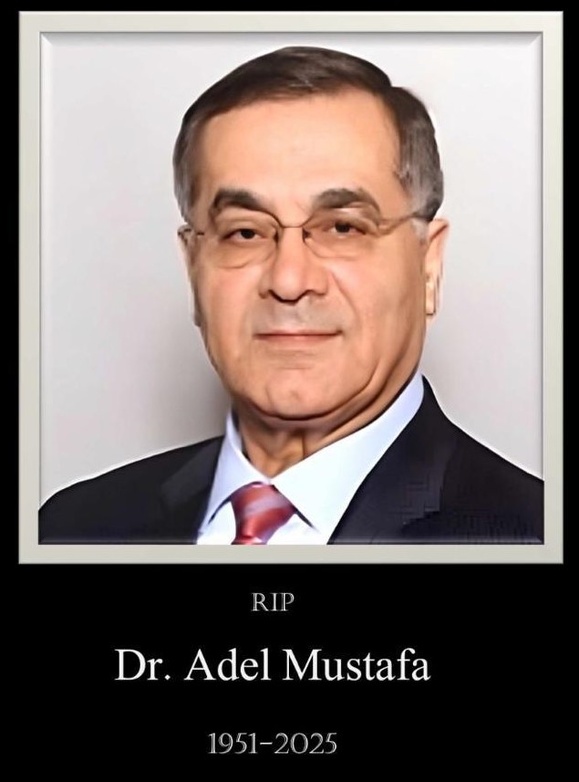 The loss of Great Medical Physicist Dr. Adel Mustafa Saffarini who returned to his Lord on Friday 10/31/2025. The loss of Great Medical Physicist Dr. Adel Mustafa Saffarini who returned to his Lord on Friday 10/31/2025.
