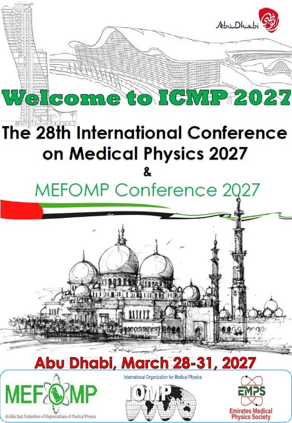 Invitation to ICMP 2027 & MEFOMP Medical Physics Conference 2027 Invitation to ICMP 2027 & MEFOMP Medical Physics Conference 2027