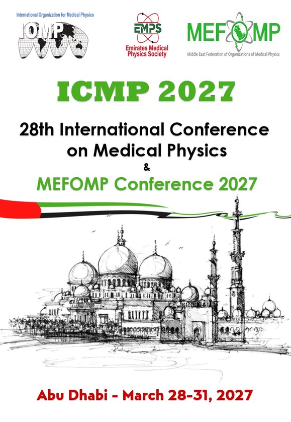 Invitation to ICMP 2027 & MEFOMP Medical Physics Conference 2027 Invitation to ICMP 2027 & MEFOMP Medical Physics Conference 2027