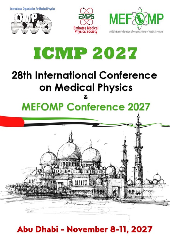 Invitation to ICMP 2027 & MEFOMP Medical Physics Conference 2027 Invitation to ICMP 2027 & MEFOMP Medical Physics Conference 2027