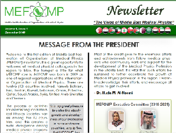 MEFOMP First Newsletter MEFOMP First Newsletter