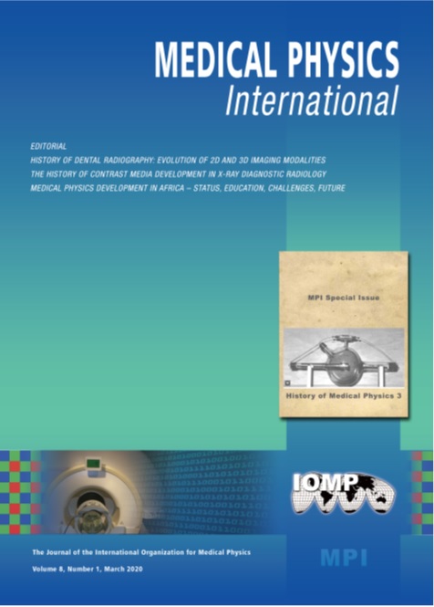 New Issue for Journal Medical Physics International New Issue for Journal Medical Physics International
