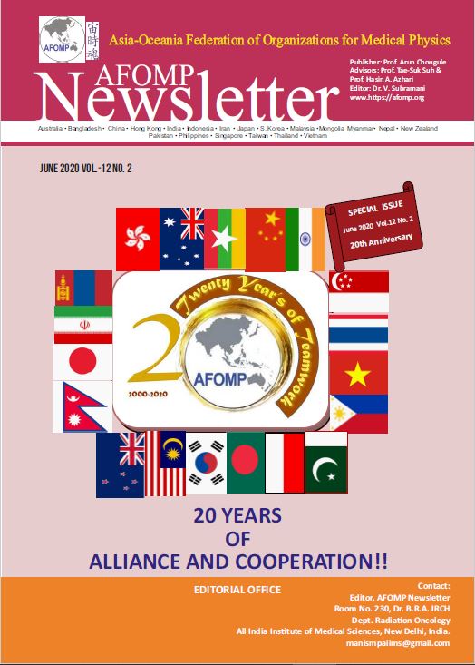 AFOMP Special Issue Newsletter on the 20th Anniversary AFOMP Special Issue Newsletter on the 20th Anniversary