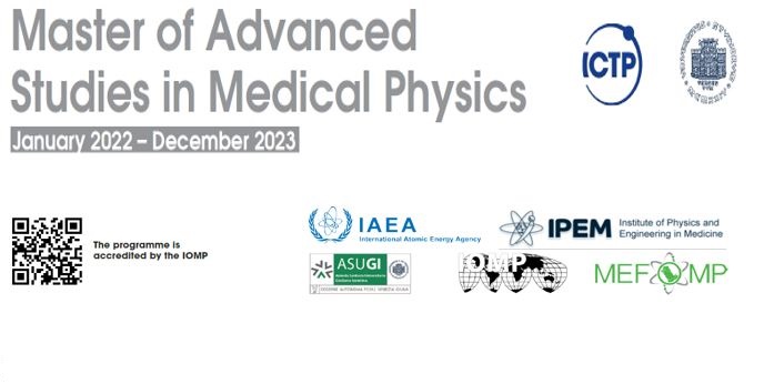 MEFOMP sponsored ICTP Master of Medical Physics