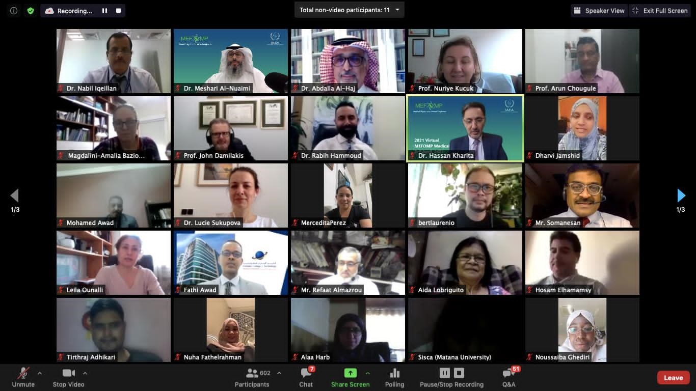 Great Success of 2021 Virtual MEFOMP Conference