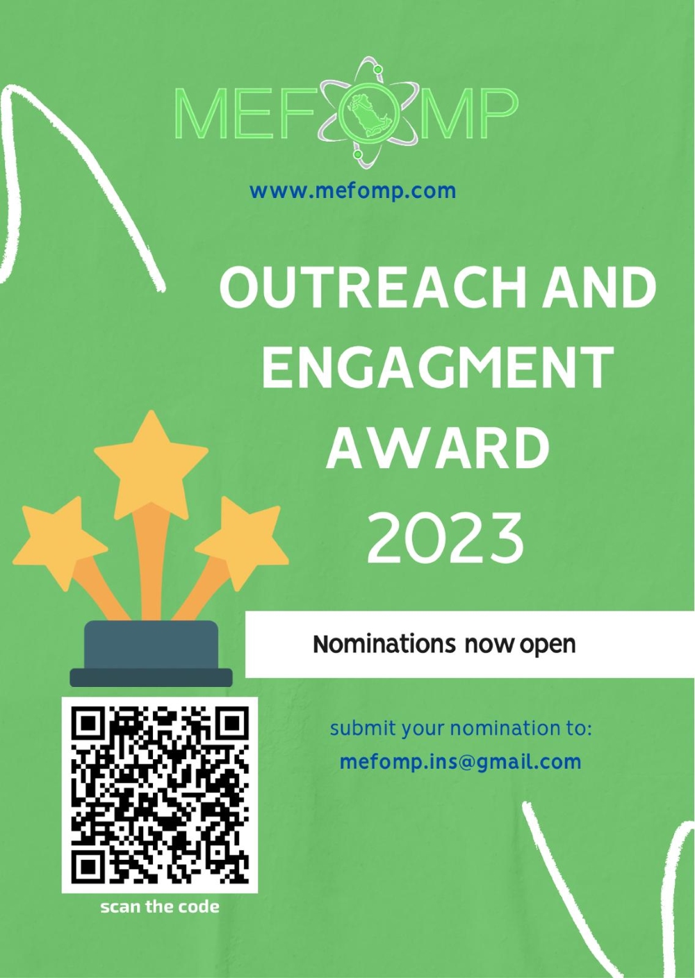 MEFOMP THE OUTREACH & ENGAGEMENT AWARD NOMINATION