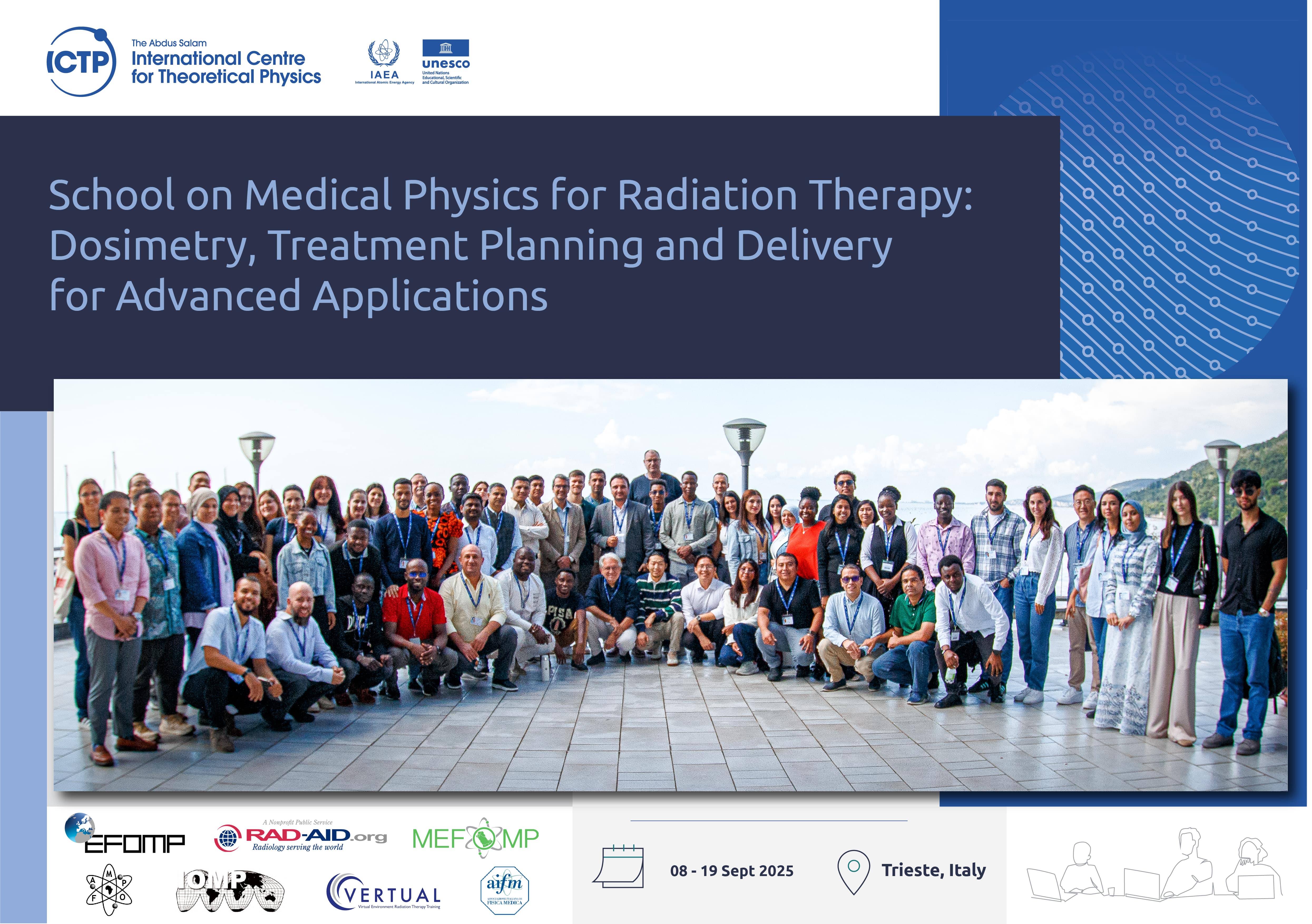 ICTP 2025 School on Radiation Oncology Medical Physics: Global Participation and MEFOMP’s Contribution