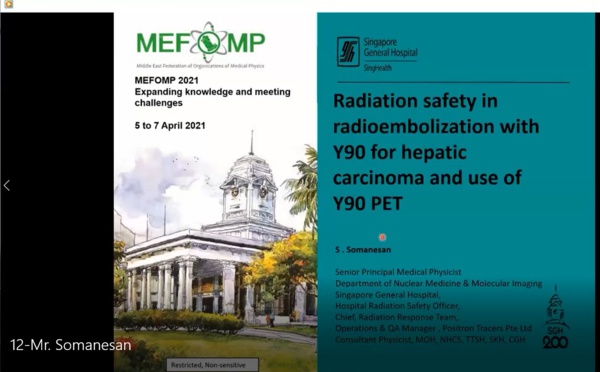 Mr. Somanesan, MEFOMP Virtual Conference